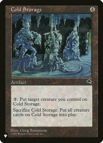 Mtg cold storage - -, cella