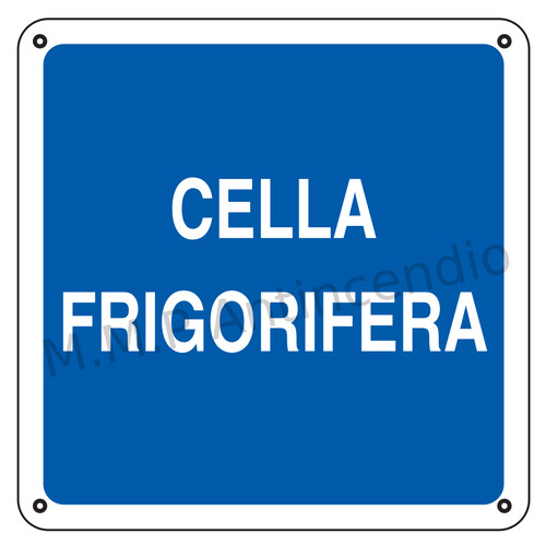 Cartello segnaletico cella - cartello,